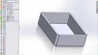 Solidworks Sheetmetal Tutorial....How To Use 