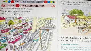 1st standard EVS chapter number 12 our neighborhood explaining by question answer