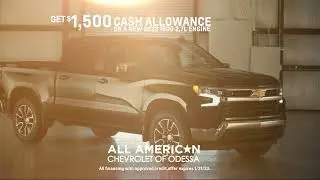 Низкие цены на новые Silverado весь месяц! Только в автосалоне All American Chevrolet в Одессе!