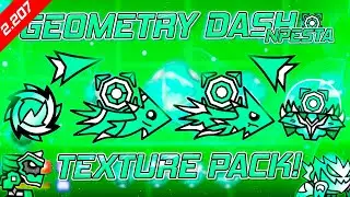 GEOMETRY DASH 2.207 NPESTA TEXTURE PACK NEW ICONS! | OFFICIAL (Medium & High) (Android & Steam)