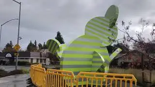 Traffic-calming sculpture in Napa is part cactus, part conversation starter