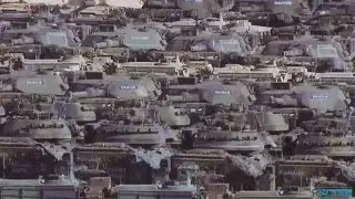 US Military. The biggest cemetery in the world m1 Abrams Tank