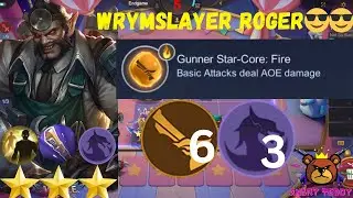 MLBB MAGIC CHESS!!! Wrymslayer Roger 😎😎😎 6 Gunner + 3 Wrymslayer Warrior 😱😱😱