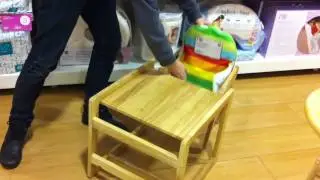 Convertible High Chair - Chair to Table Conversion Feature