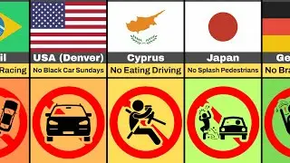 🚗 Unusual Driving Bans (By Country)