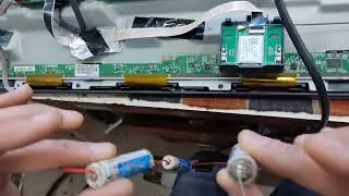 TCL 40S6500FS NO DISPLAY ONLY BACK LIGHT WORKING, SHORTING REMOVING EASY METHOD.