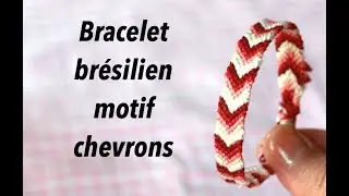 DIY : Bracelet br&eacute;silien motif chevrons ✨ Marion Blush