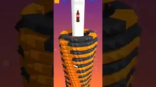 Stack Ball 3D Game | Level 534 |Play StackBall Game In Fast Speed | Stack Ball GameYouTube Short