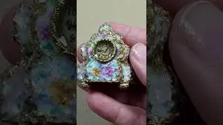 MAKE This MINIATURE Porcelain CLOCK #DollhouseClocks #MiniatureClock #AntiqueClocks #Miniatures
