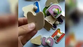 WOODEN PUZZLE ABC (bergambar)