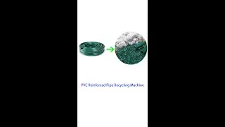 FIBER REINFORCED GARDEN HOSE RECYCLE MACHINE | TUBE | PIPE | TAPE | RECYCLING | CRUSHER | SHREDDER