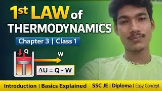 1st Law of Thermodynamics | All Forms Explained Mechanical Engineering | Thermal Engineering।