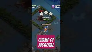 Easy Nr. 13 Champ of Approval 3 Stars #coc #clashofclans
