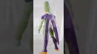 Cell and Moro.  Dragon Ball figures Z 