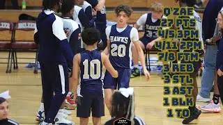 Quintyn Voltz Highlights in Loss vs Belzer! 27 Points for Q Voltz!