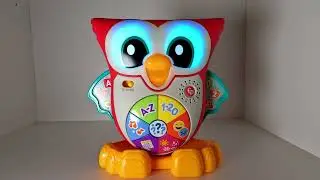 Fisher-Price Linkimals Light Up & Learn Owl - Sound Test - All Buttons | Noisy Toys | kittikoko