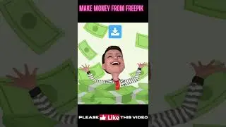 Earn $100 day from freepik #shorts