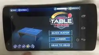 Table Tennis 3D Live Ping Pong Game Play Selection