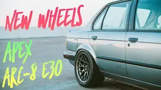 BMW E30 OTRZYMA NOWE KOŁA APEX ARC-8