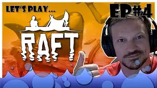 BEGINNER Raft Playthrough (EP4): Researching and Crafting Advanced Equipment | Let's Play RAFT!