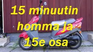 Kiinalaisen skootterin variaattorin hihnan vaihto