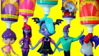 VAMPIRINA Disney Junior Episode Toy Bath Paint Slime LEARN COLORS Scare B&B Dollhouse Family Toys