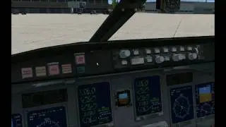 Bombardier CRJ700 Engine Startup FSX Flight Simulator X Acceleration Expansion Saitek X52 Pro