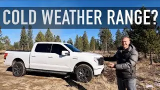Ford F-150 Lightning Range в холодную погоду