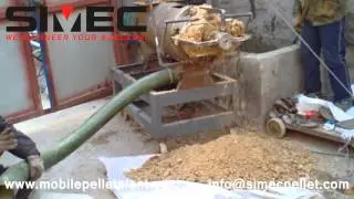 SIMEC Sawdust screw dewatering press, Screw Dewaterer Press, Mobile Screw Sawdust Dryer