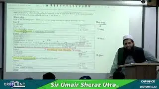 CAF 6 Sir Umair Sheraz Lecture 6 A2