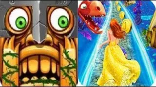 Lost Endless Temple Jungle Run vs Princess Run Temple Dragon Escape
