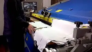 goat skins grain side buffing