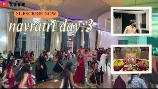 Playing garba in bishkek | Navratri day:3 | IshaansPOV | MBBS | IHSM | VLOG