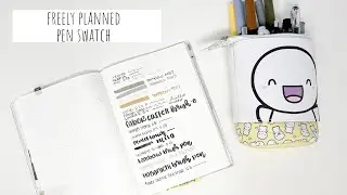 Freely Planned Pen Swatch | Plannermonkeyco