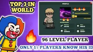 96 LEVEL PLAYER ID IN MINI MILITIA!🔥 99% PLAYERS DON'T KNOW😱