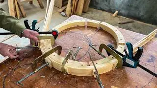 Watch 70-Years-Old Innovative Carpenter Creates 3 Amazing Wooden Bicycle Models, Which Do You Choose