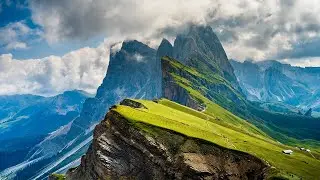 ALPS & DOLOMITES (Drone + Timelapse) Heavenly Nature Relaxation&trade; 5 Minute Short Film in 4K UHD