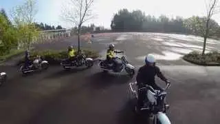 Ride like a cop - follow the leader