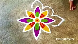 beautiful kolam simple design for festival 2026 #kolam #rangoli #indianart kolam manohari creation 