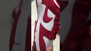 University Red Nike Dunk Low  #sneaker#nike
