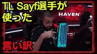 プロの言い訳TL Sayf選手【Valorant】