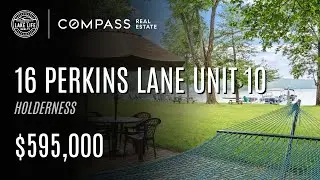 Waterfront Cottage on Little Squam Lake | 16 Perkins Ln #10 Holderness | Dock Slip + Screened Porch!