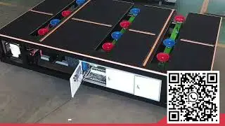 Manual Glass Cutting Table with Automatic Glass Loading and Glass Breaking Function