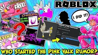 Who REALLY Started The Pink Valkyrie Rumor - Roblox Metaverse Champions Event GONE WRONG!