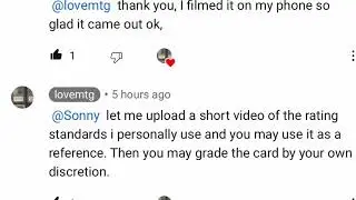 MTG condition reference (respond video)