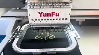 YunFu Garment 2 Head 800*500mm Embroidery Machine for Sale#embroiderymachine