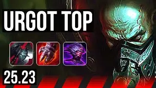 URGOT vs MORDEKAISER (TOP) | 3500+ games | NA Master | 25.23