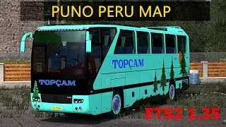 PUNO PERU HARİTASINDA SESSİZ BİR YOLCULUK - O403 SEFER VİDEOSU [ETS2]