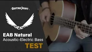 Dean EAB Natural Acoustic-Electric Bass TEST