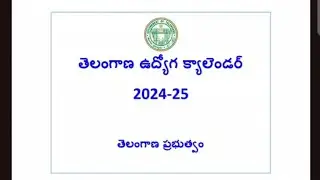 TG MEDICAL LAB TECHNICIAN | STAFF NURSE JOBS | JOB CALENDAR | JOBS UPDATE | NOTIFICATION 2024-25